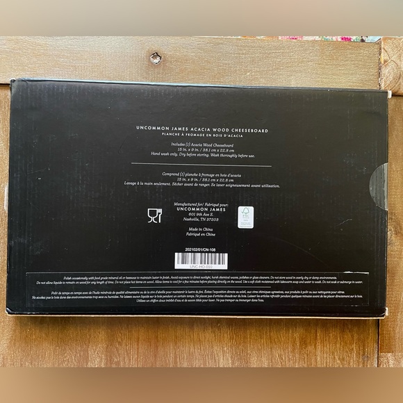 🔥🆕Uncommon James: Acacia Wood Cheeseboard🔥 - Picture 7 of 7